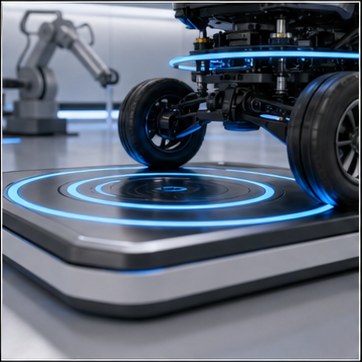 Wireless charging for electric mobility and field robots