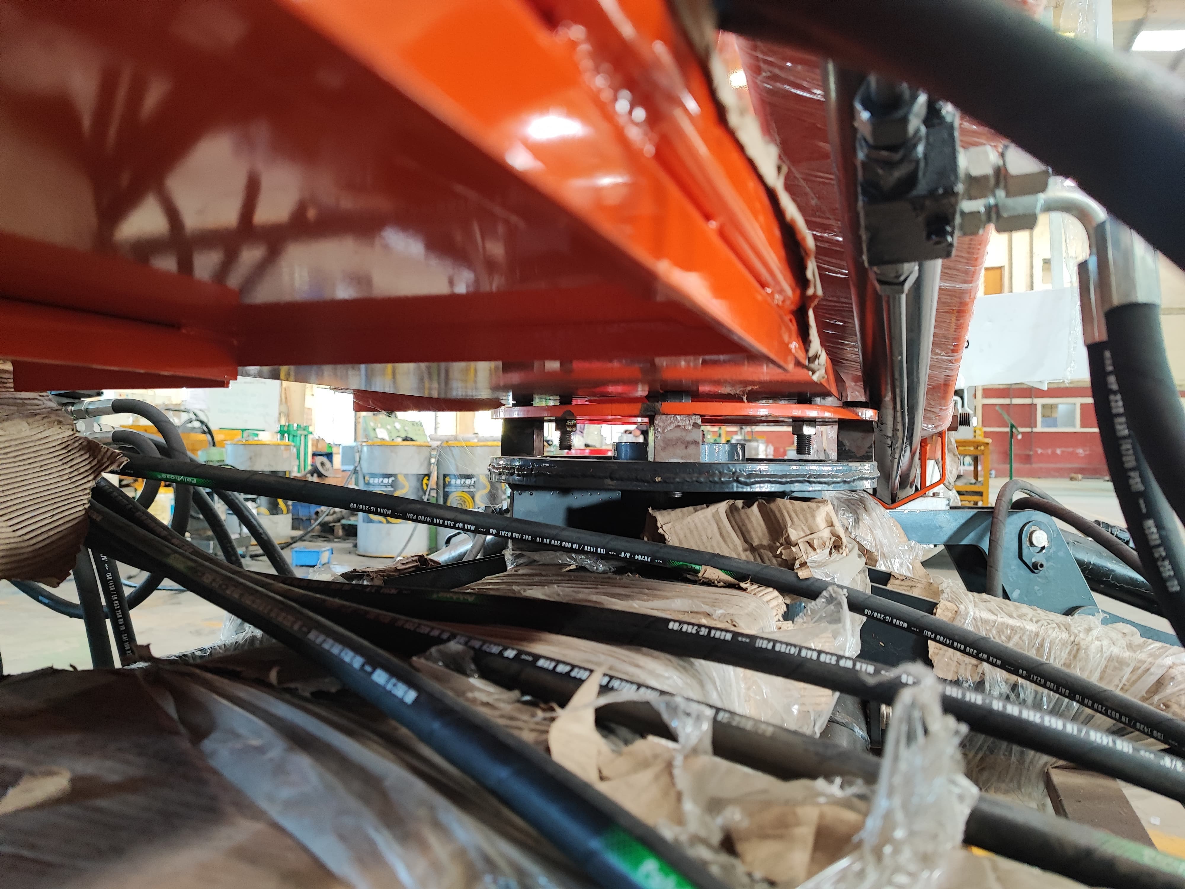 Fabricated industrial equipment at SKYDNE facility
